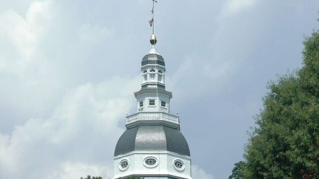 The Maryland State House in Annapolis